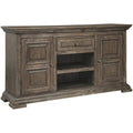 2 Door Wine Rack Server in Rustic Brown N974159