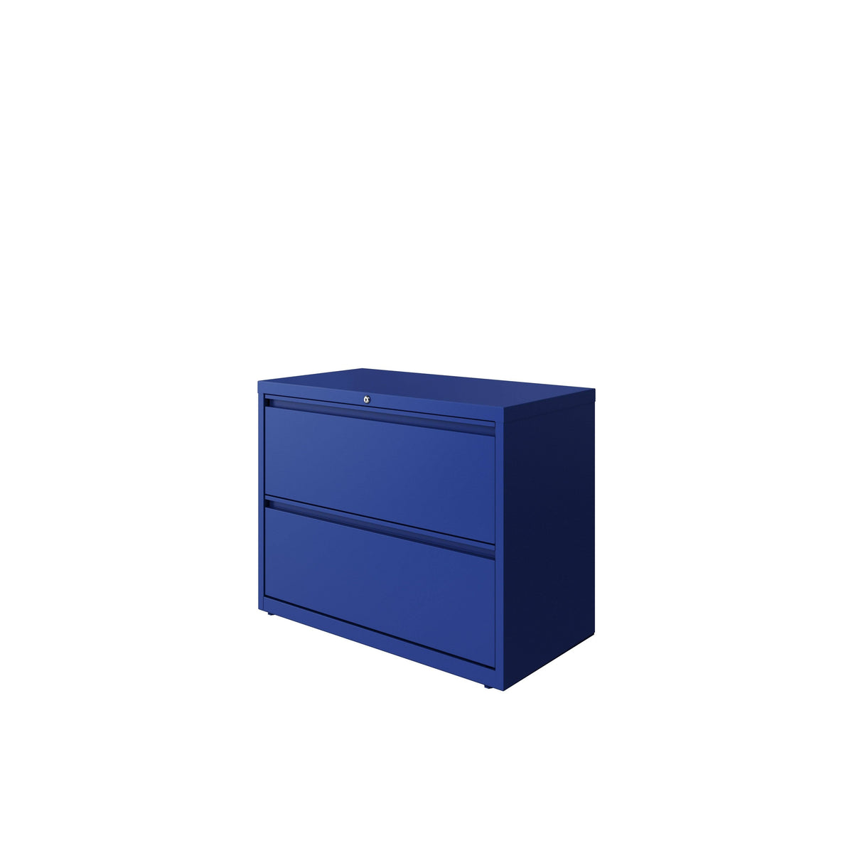 Classic Blue 2 Drawer Lateral File Cabinet J233221