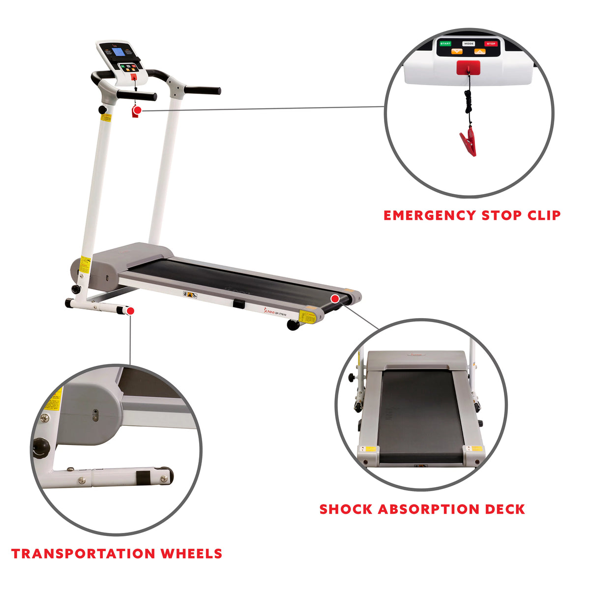 Motorized Foldable Treadmill K974158