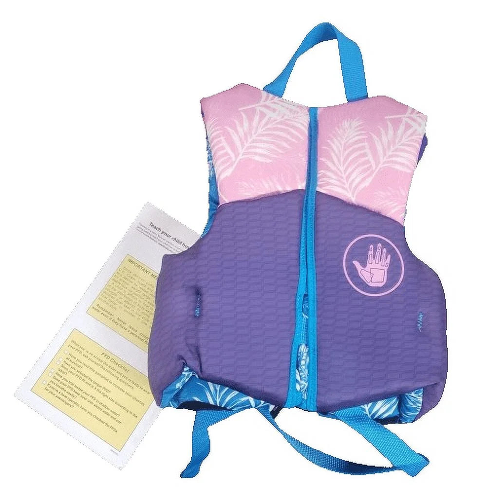 Girls One Size Purple Pink Blue PFD C217