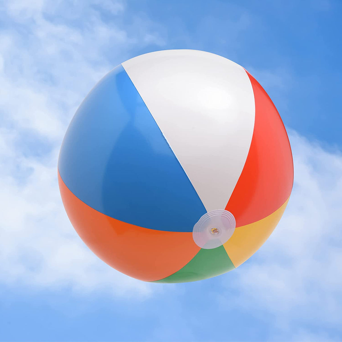 12 Pack Inflatable Rainbow Beach Balls T7317