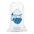 Plastic Drawstring Ice Bags 10-Pound 100 Pack K718