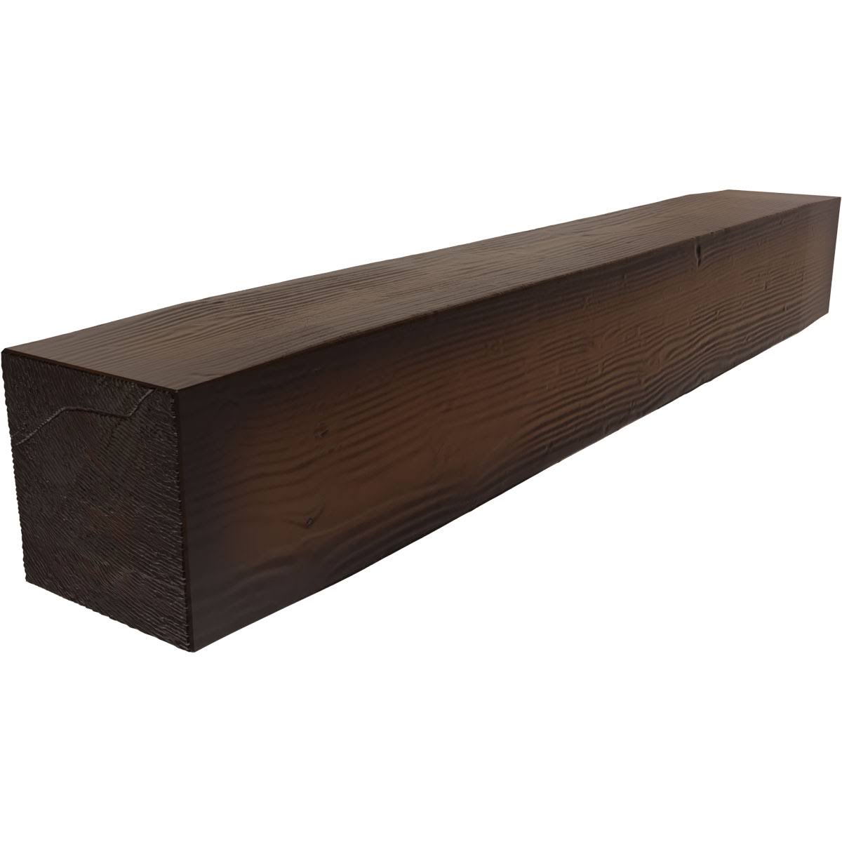 Sandblasted Faux Wood Fireplace Mantel U6896