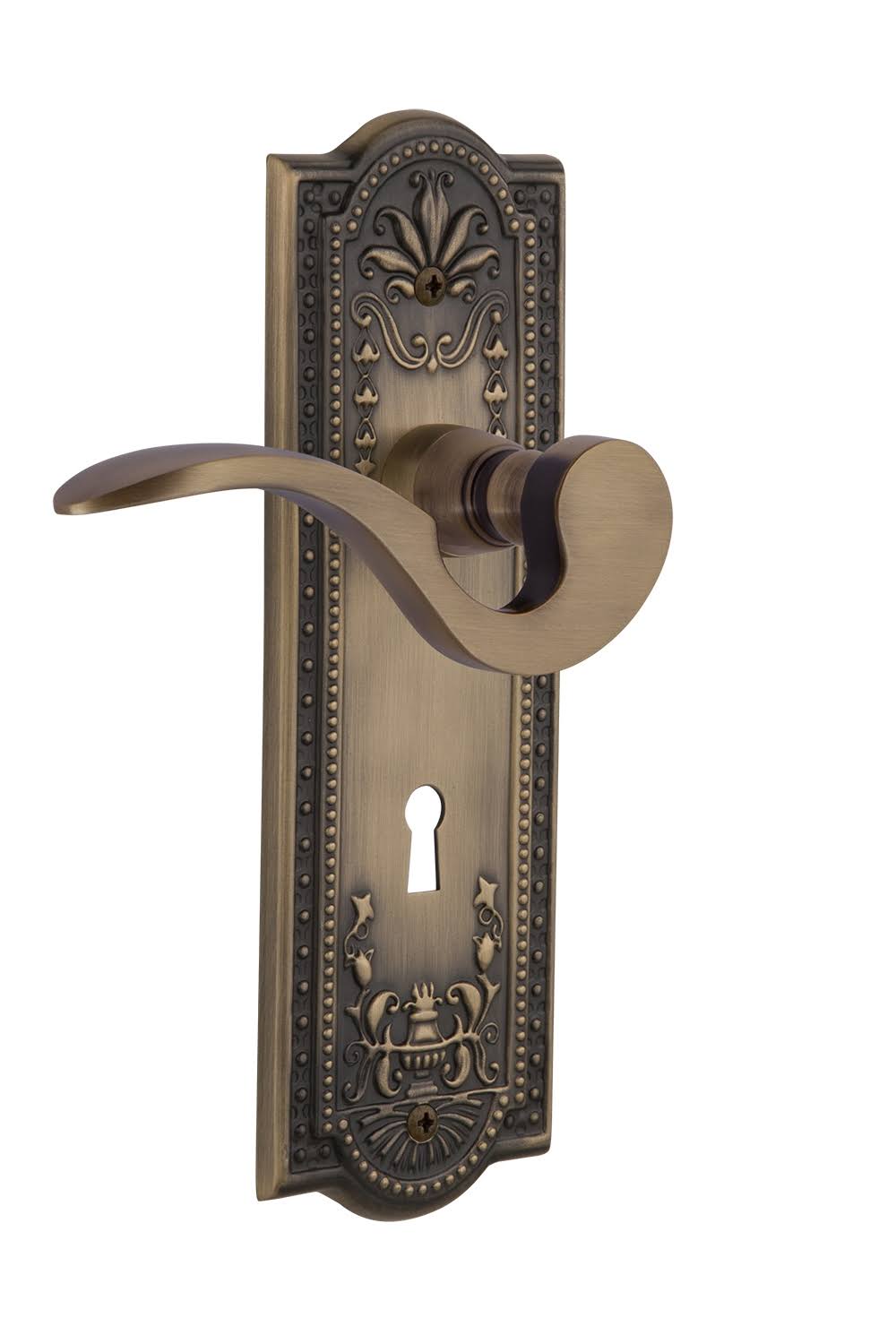 Antique Brass Manor Lever P73501