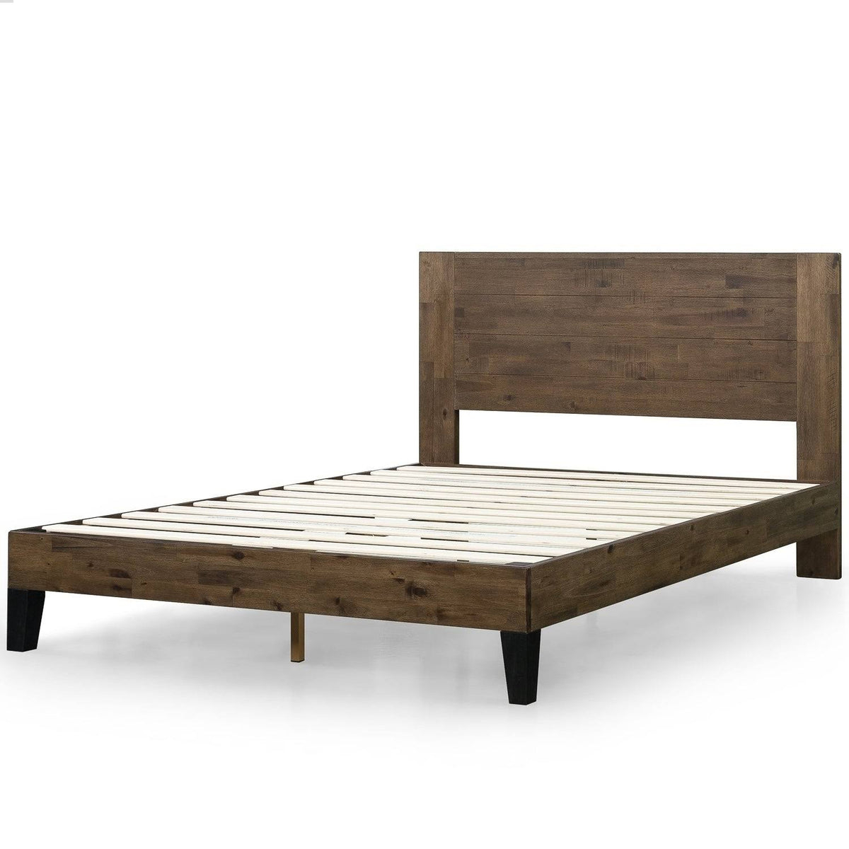 Queen Pine Wood Platform Bed L319