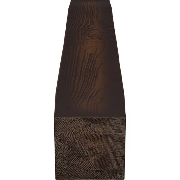Sandblasted Faux Wood Fireplace Mantel U6896