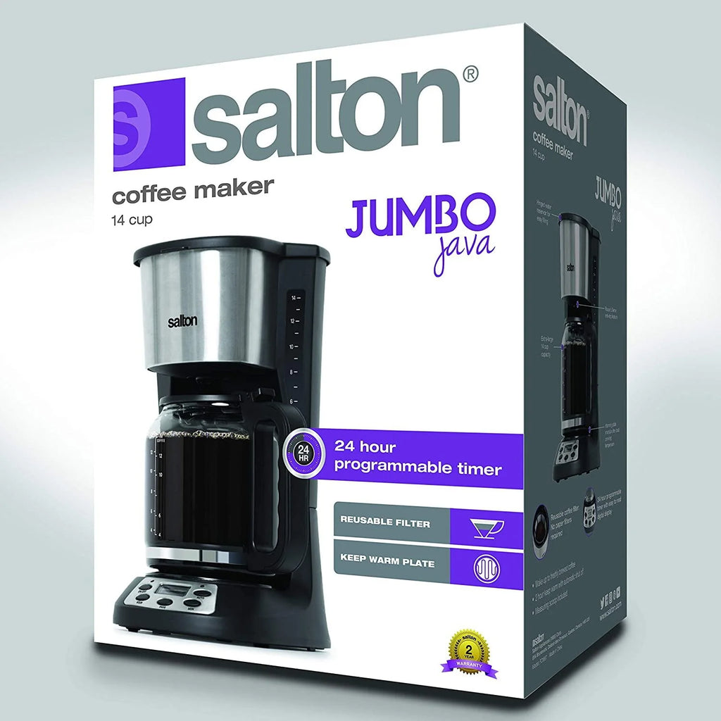 14 Cup Black Coffee Maker J686