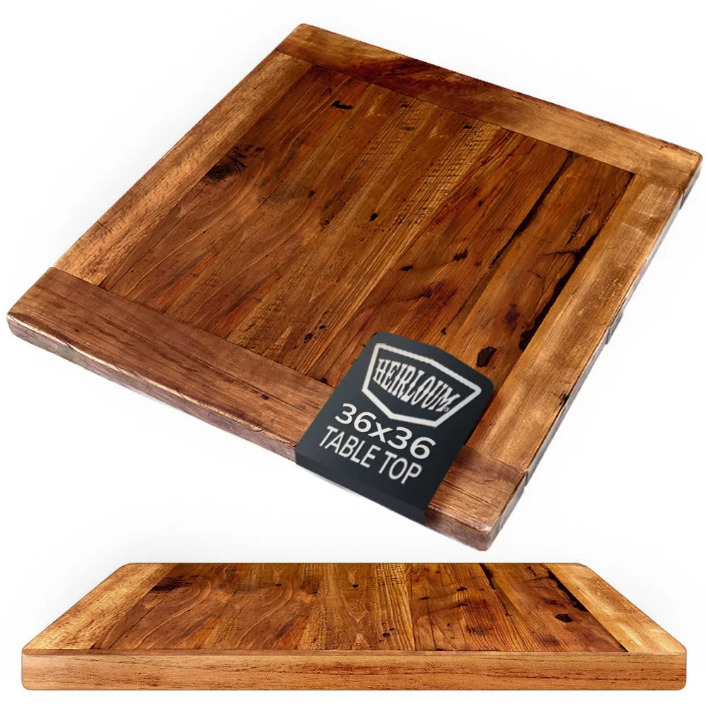 Reclaimed Wood Table Top 36" x 36" B8323