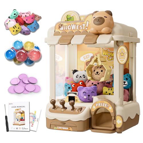 Mini Claw Machine with Plush Toy and Capsule E89491