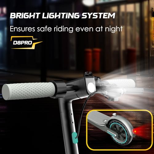 Electric Scooter with 8.5" Honeycomb Tire, Foldable Aluminum Alloy E-Scooter O178356