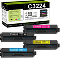 4 Pack Remanufactured Toner Cartridge for Lexmark Printer Ink Cartridge (1BK+1C+1M+1Y) I23177