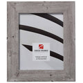 Faux Barnwood Picture Frame, Light Grey Oak, 24 x 36 inch G489