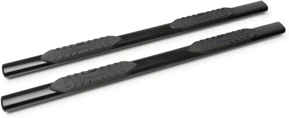 Black 5-Inch Oval Side Step Bars P278