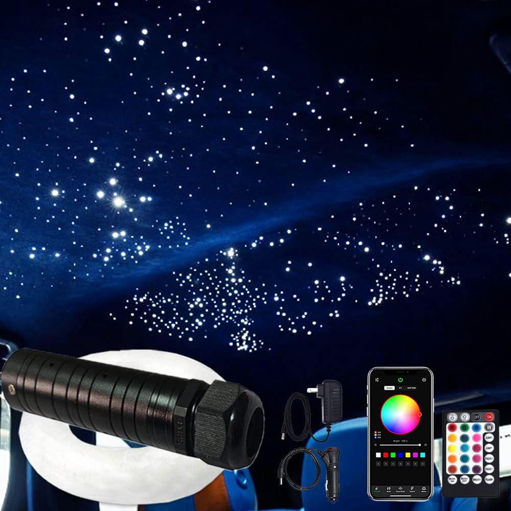 6W RGB LED Fiber Optic Light Star Ceiling Kit W69808