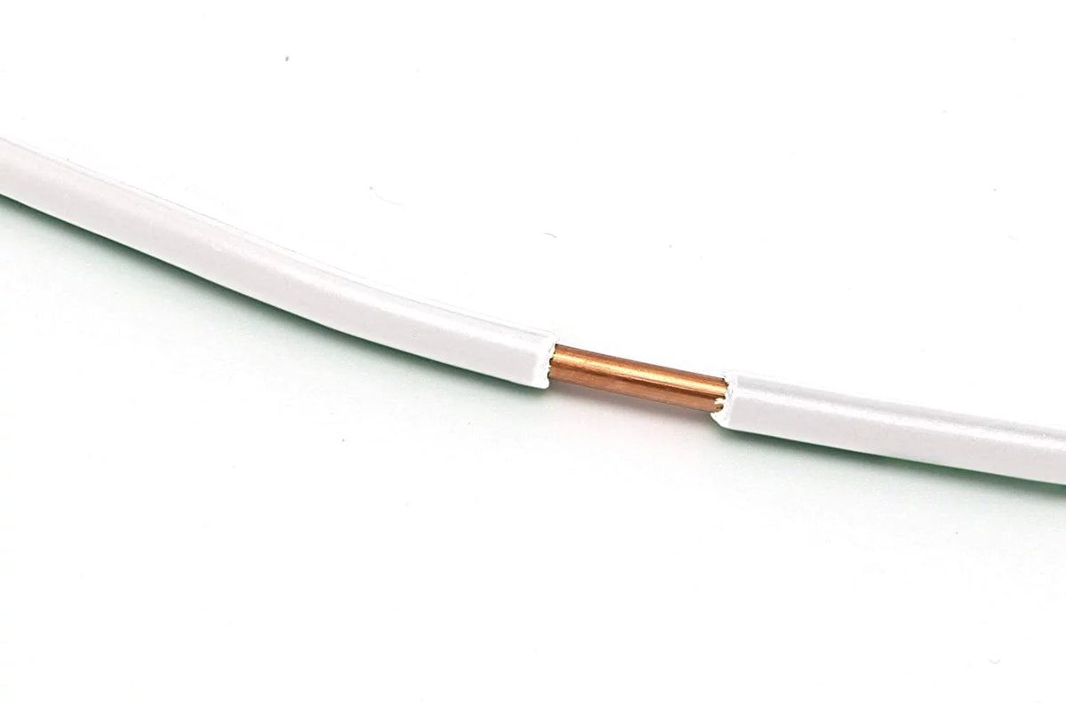 14 AWG White Insulated Solid Copper THHN THWN Wire W4655