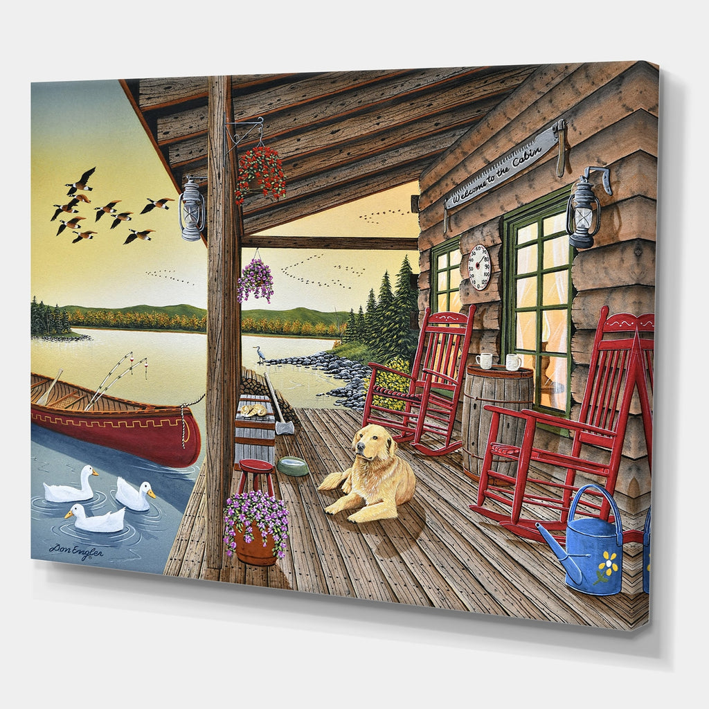 Lake House Gallery-wrapped Canvas W8347