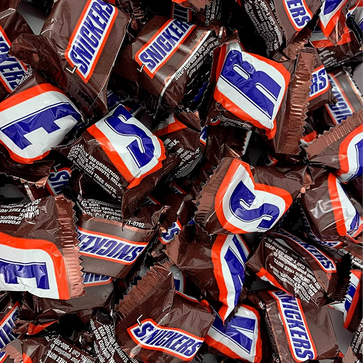Mini Snickers 2LB Bag of Candy Bars W446