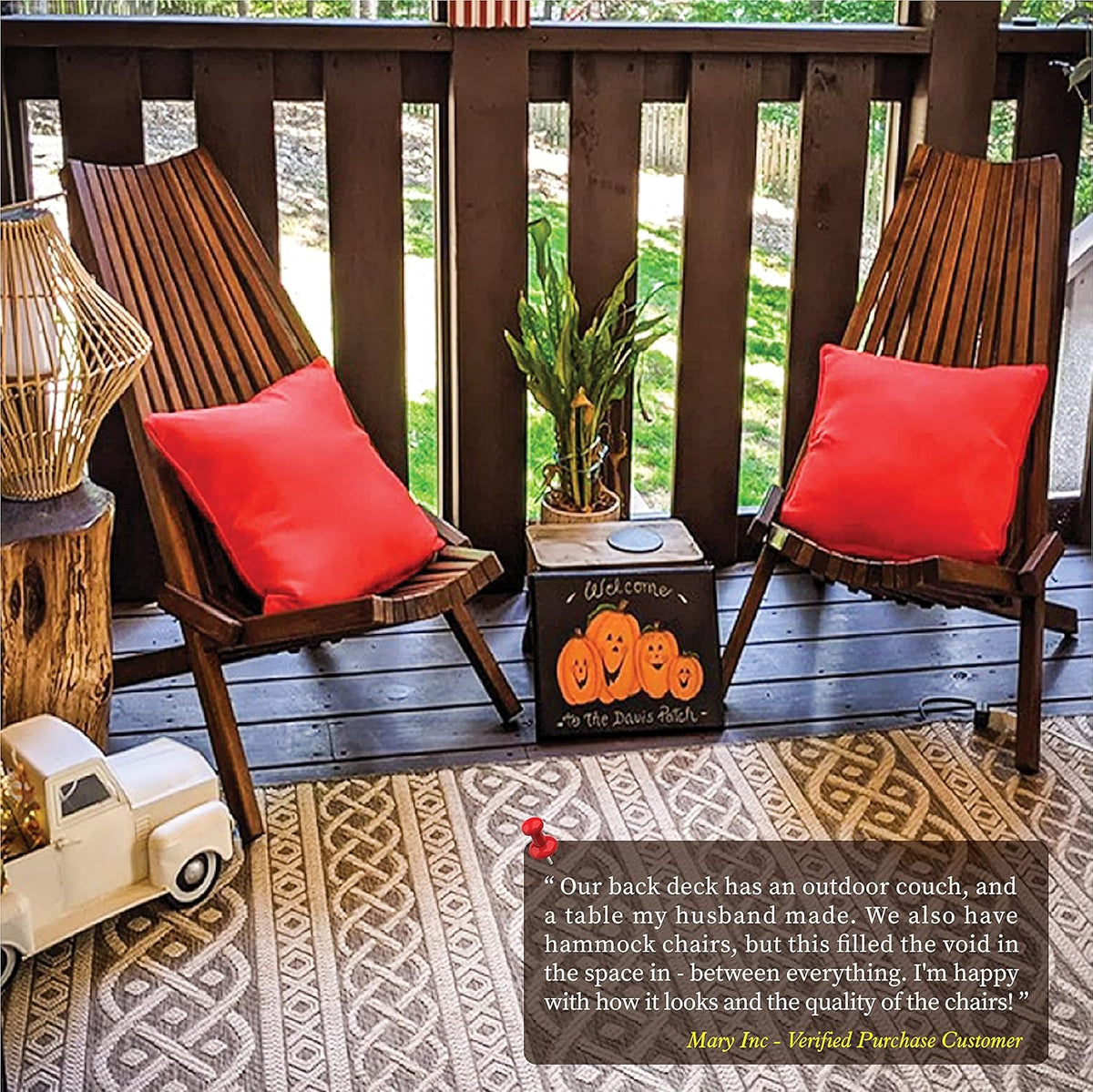 Folding Acacia Wood Outdoor Chair M255