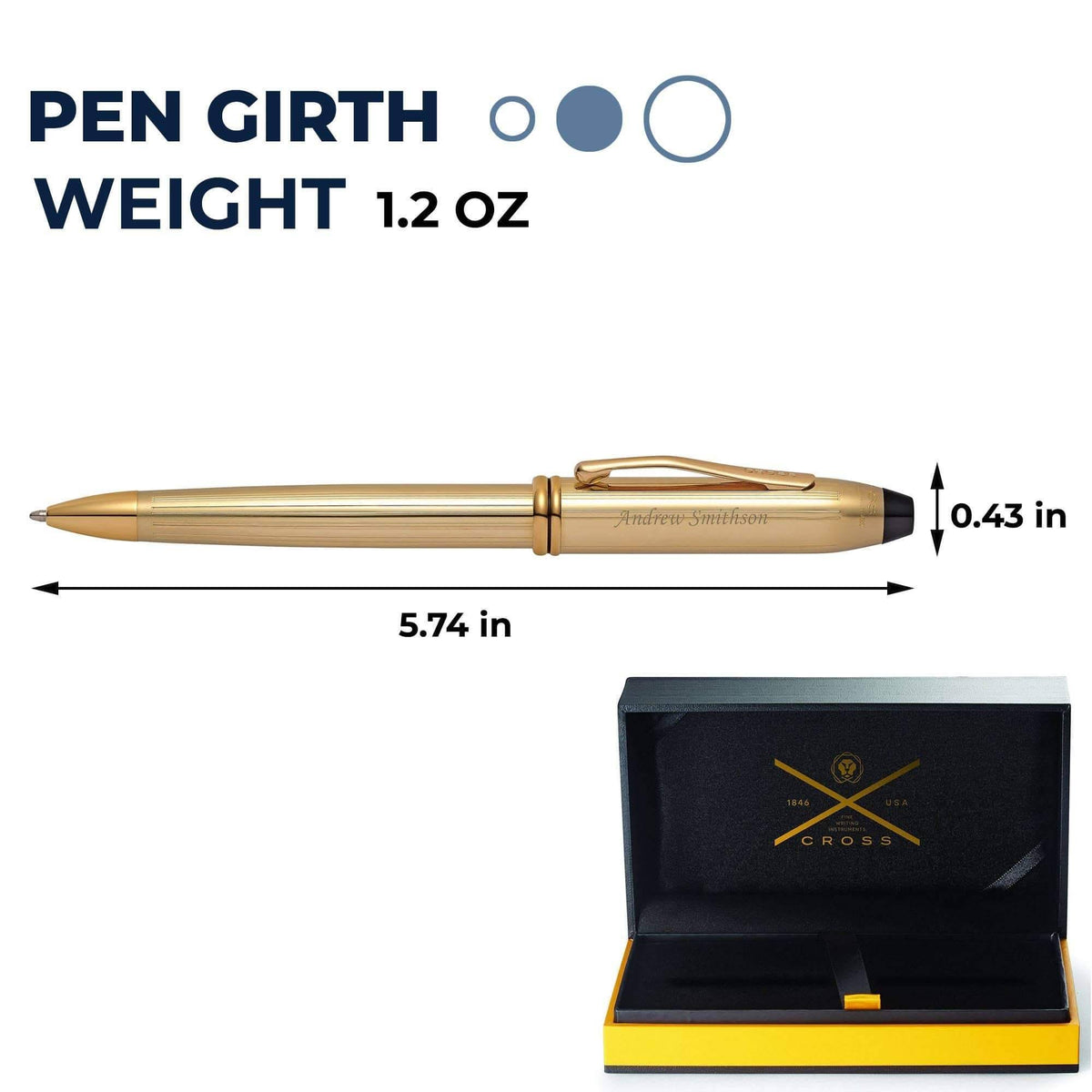 10K Gold Filled Ballpoint Pen S376715