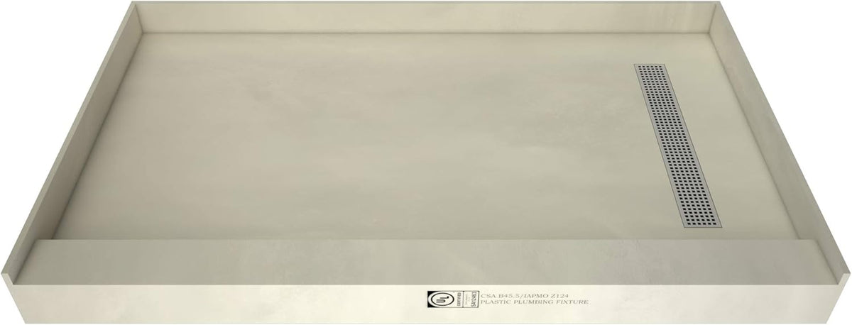 Brushed Nickel Trench Shower Pan N2883