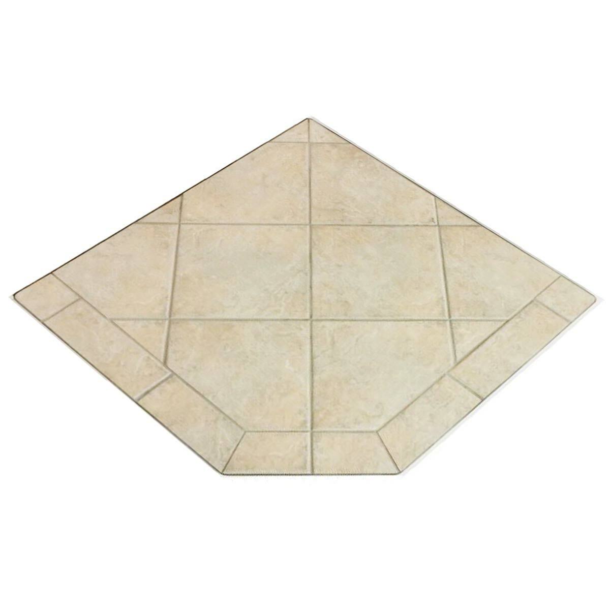 40'' x 40'' Single Cut Corner Hearth Pad L4179