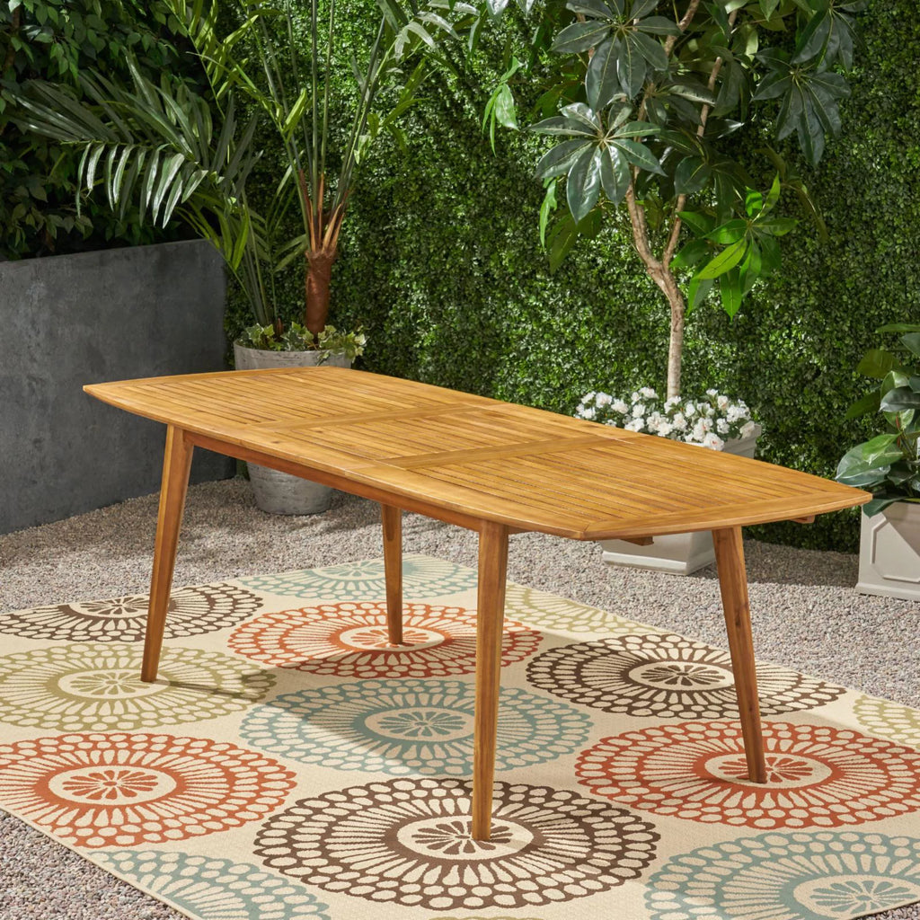 Acacia Wood Expandable Dining Table N8730