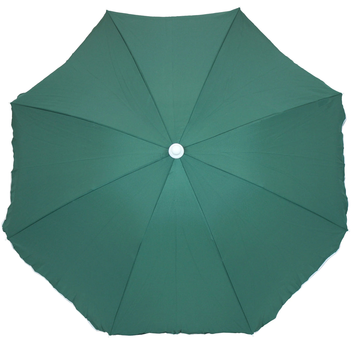 Sage Green Steel Beach Umbrella with Tilt Function A422928