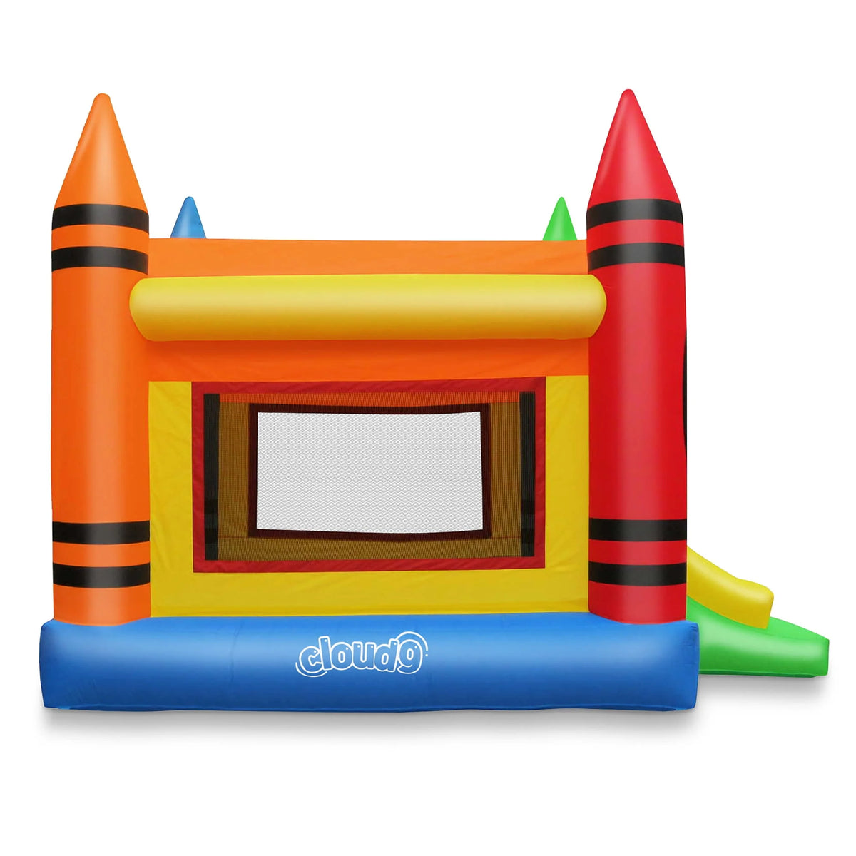 Crayon Bounce House with Blower C49533