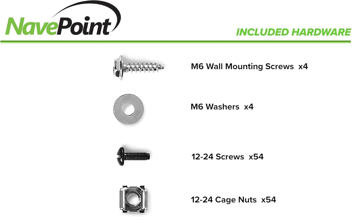 9U Wall-Mount Open Frame Steel Network Equipment Rack T3278