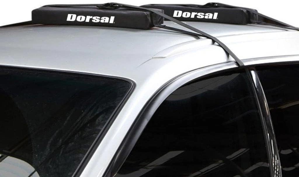 Soft Roof Surfboard Racks with Corrosion Resistant Buckles, Pack of 2 K341