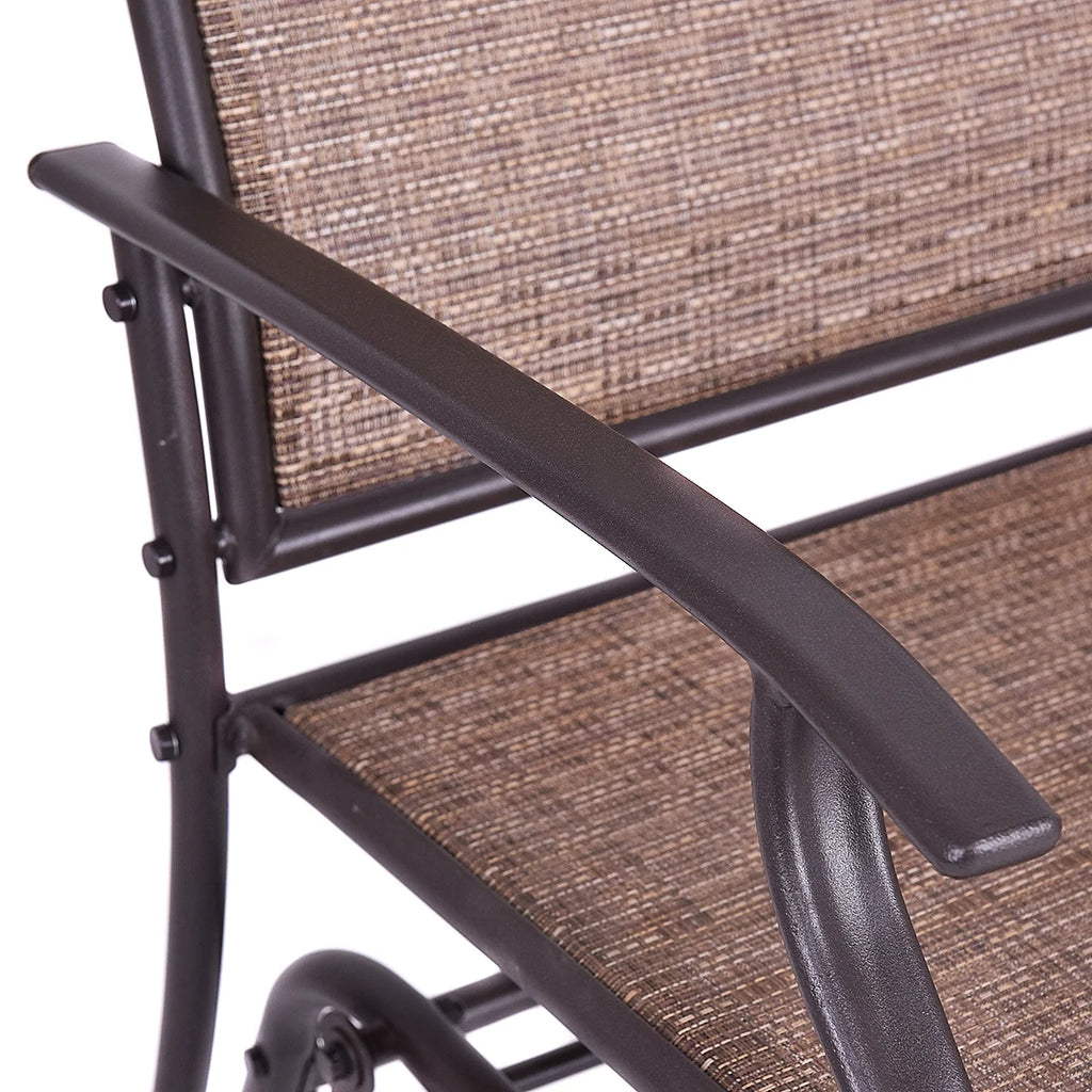 Double 2 Person Outdoor Rocking Bench B9315