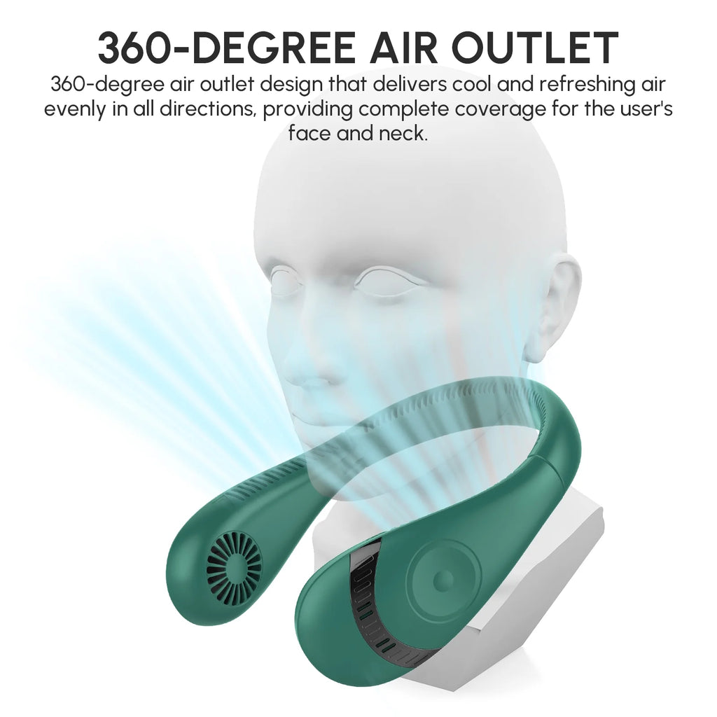 Portable Neck Fan with 3 Speeds T258