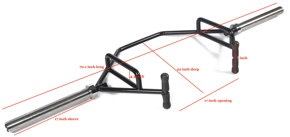 Olympic 2-Inch Hex Weight Lifting Trap Bar T7352