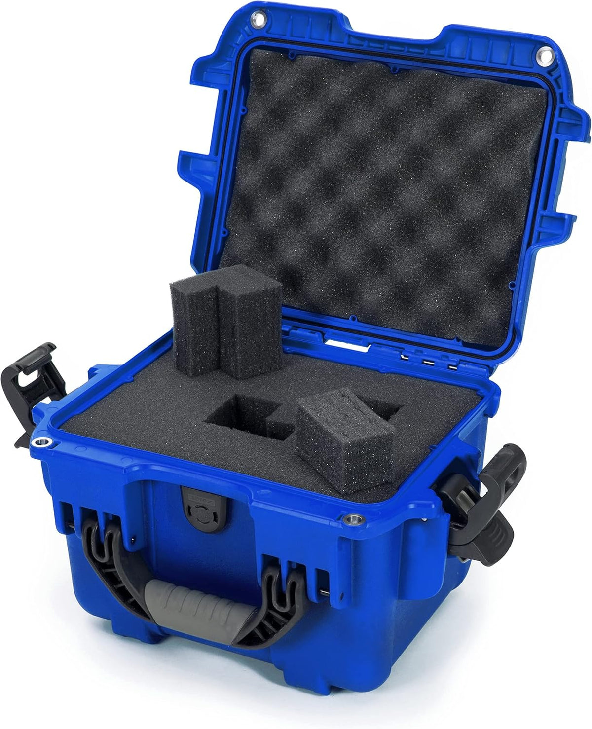 Blue Waterproof Hard Case with Foam Insert, Pack of 2 X490160