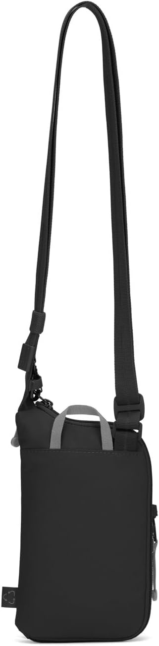 Jet Black Anti Theft Crossbody R167