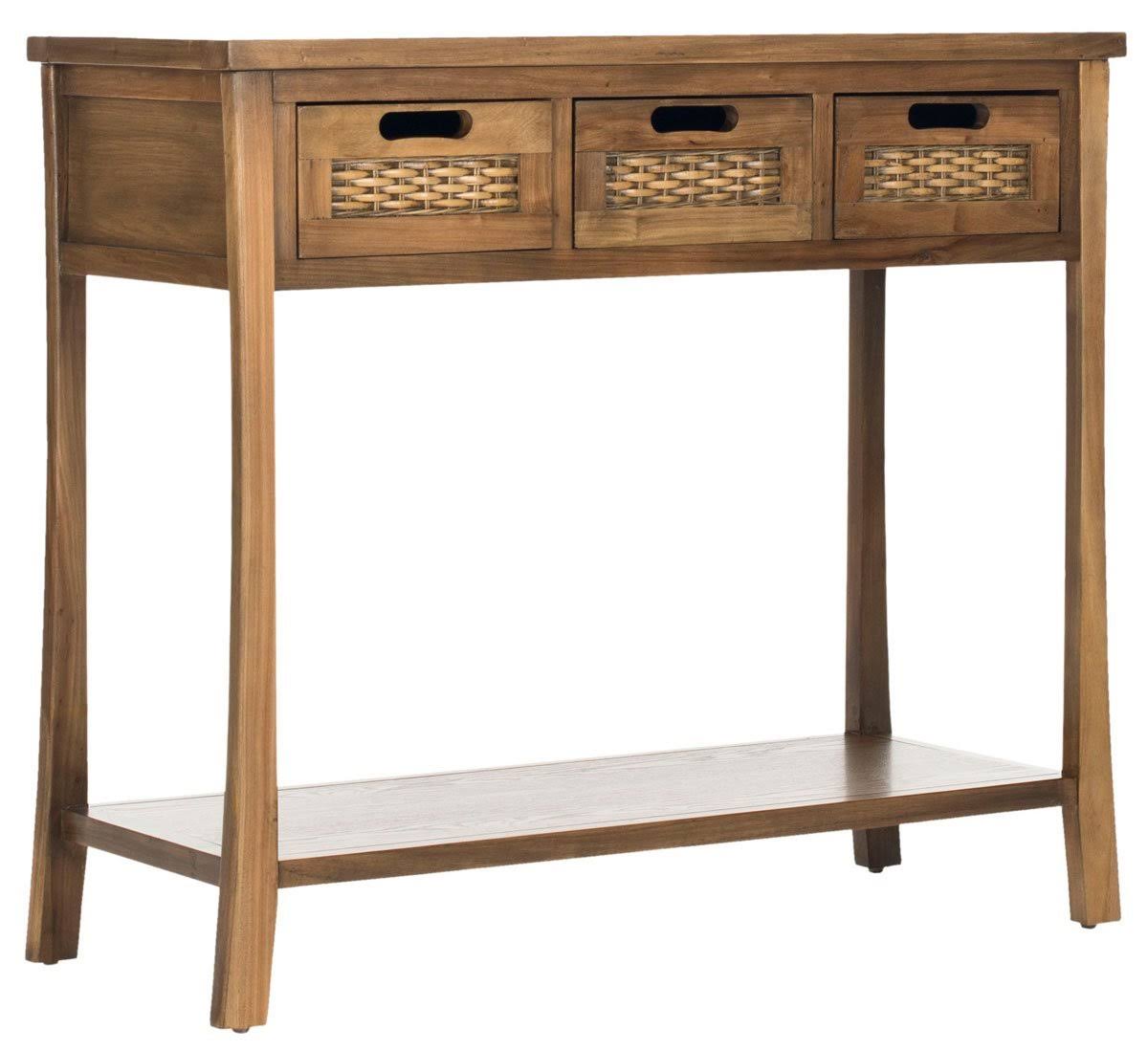 French Grey 3 Drawer Console W71467