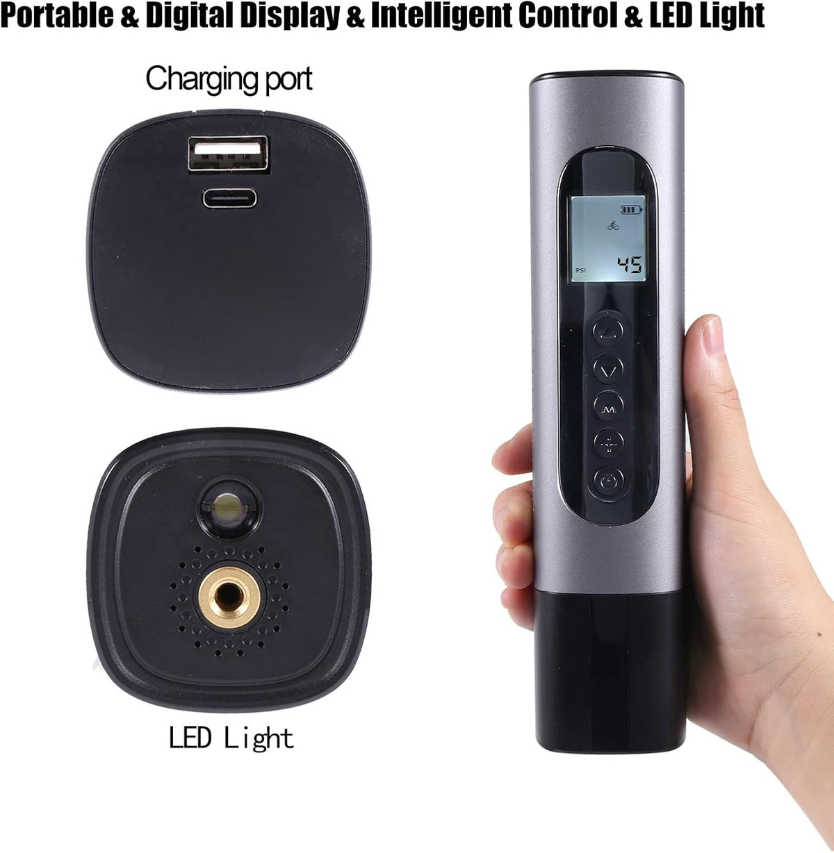Tire Inflator Portable Air Compressor 150 Psi with Digital Pressure Gauge T286