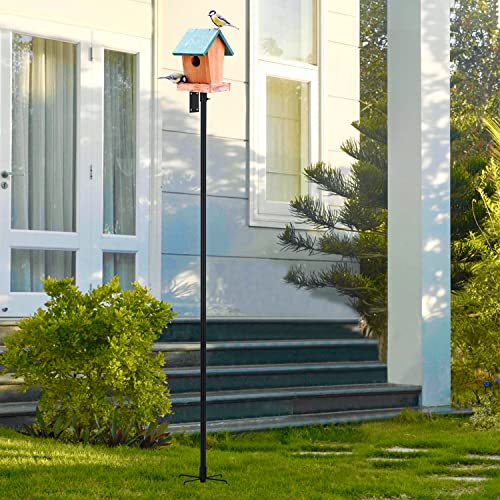 80 Inch Adjustable Bird House Pole Mount Kit with 5 Prongs G419