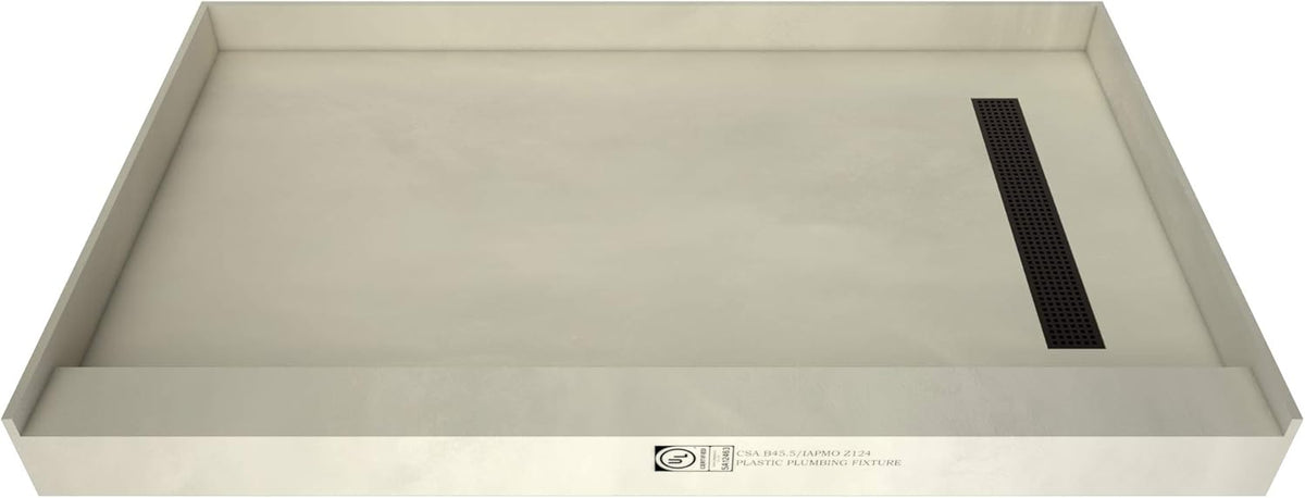 Brushed Nickel Trench Shower Pan N2883