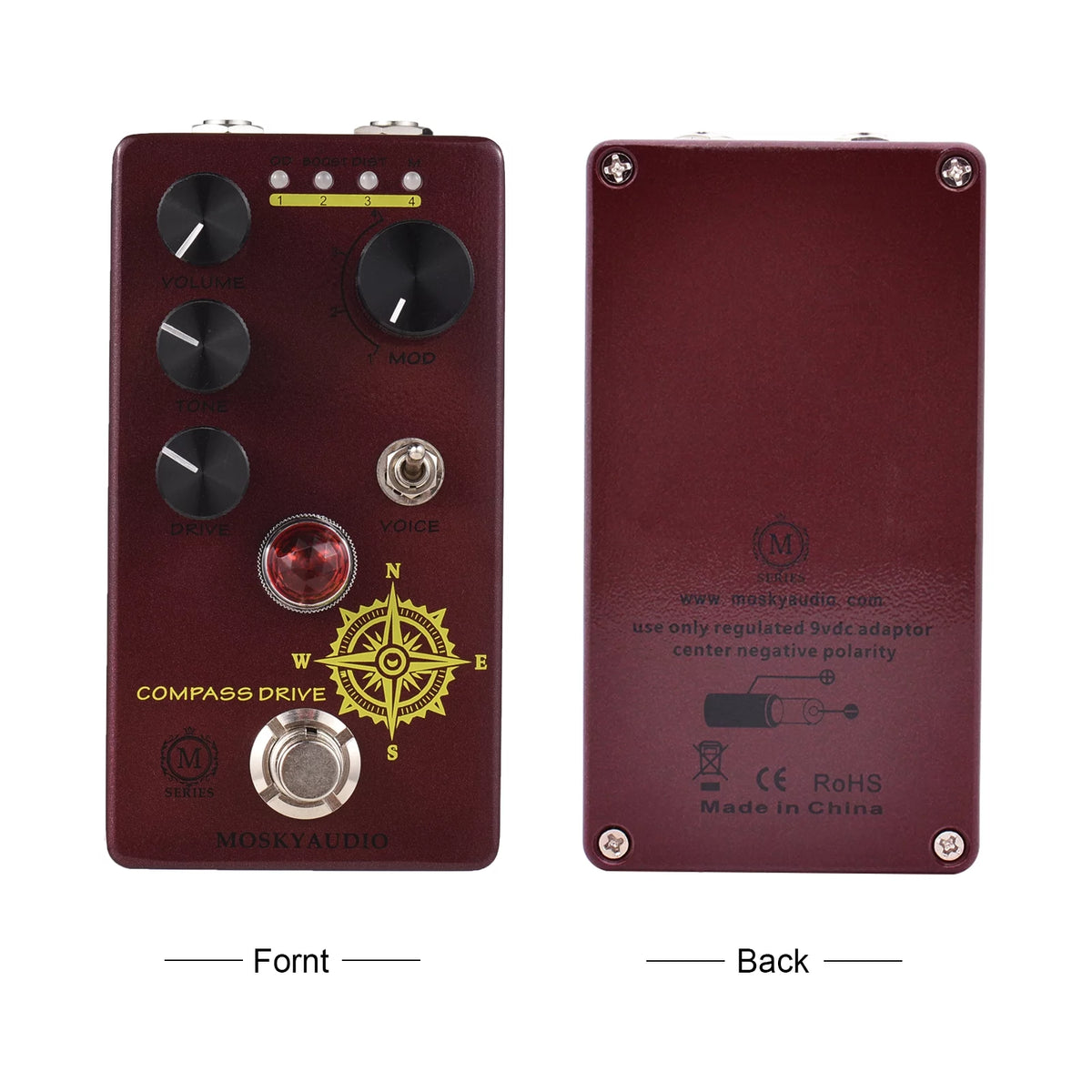 Compact Overdrive Guitar Effect Pedal F674