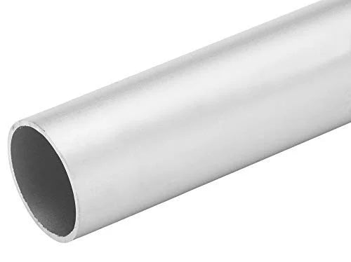 4 FT - 1/2" Diameter x .050 Wall Aluminum Tubing 6063 Alloy T-6 Temper Clear Anodized L4165