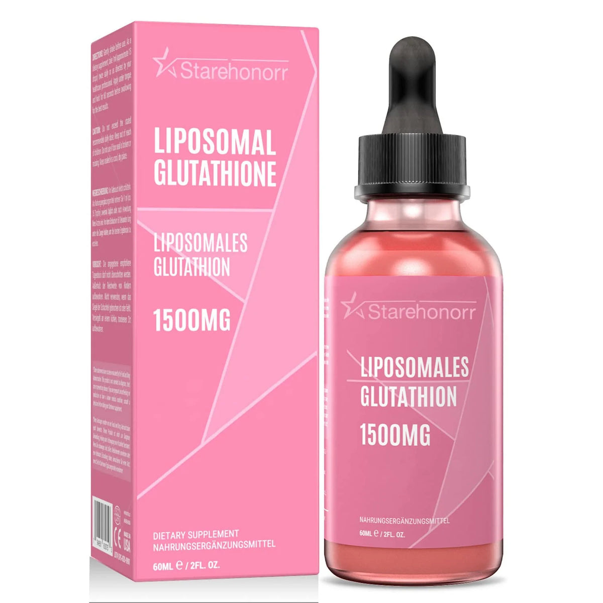 Reduced Glutathione Liquid 1500 mg 2.02 oz A338