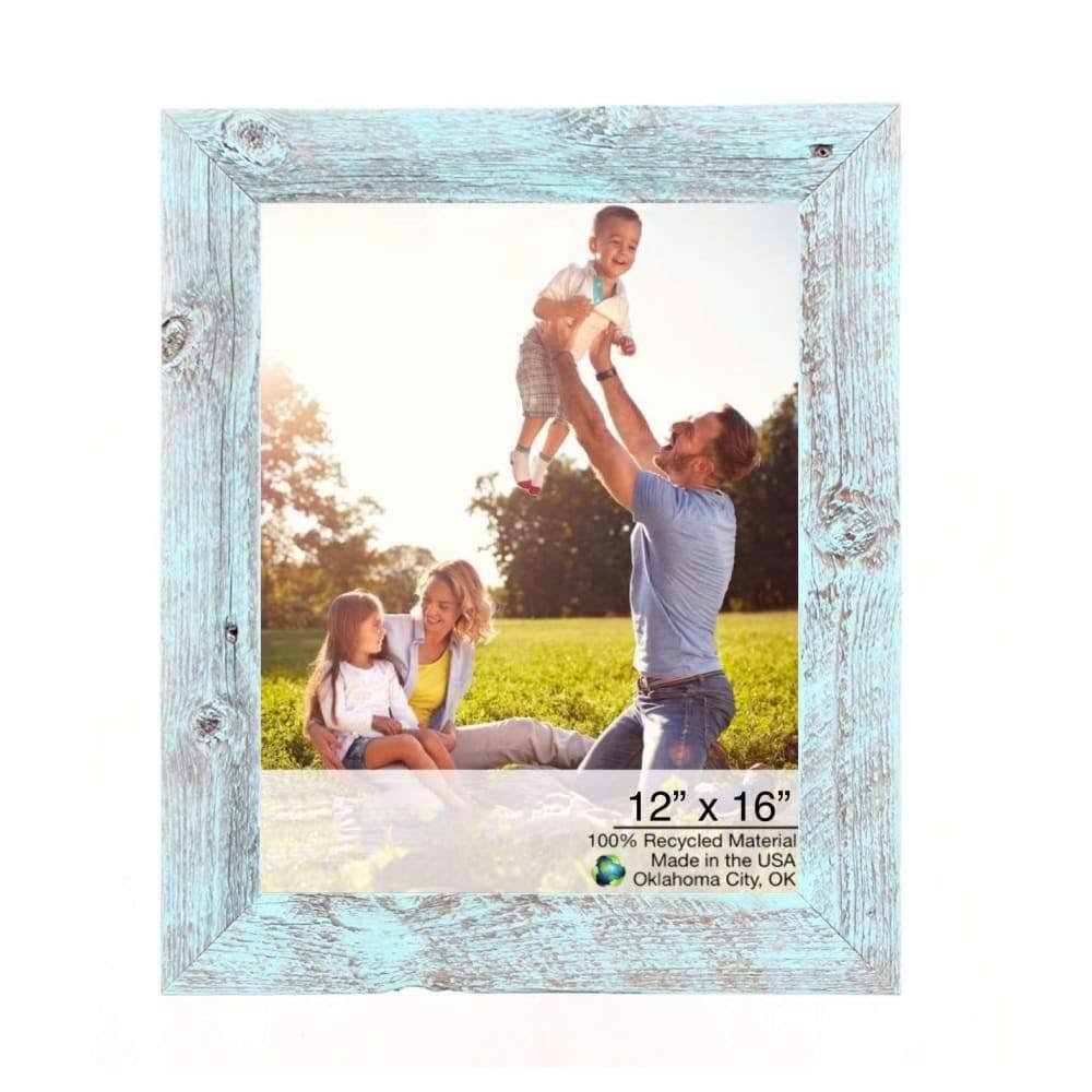 Robins Egg Blue Wooden Frame E645129