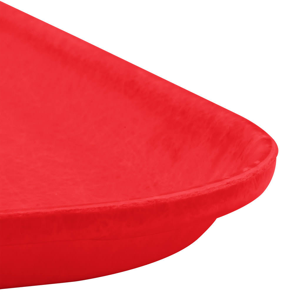 Red Glasteel Fiberglass Cafeteria Tray L292