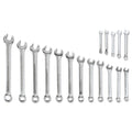 17-Piece SAE Combination Wrench Set M649