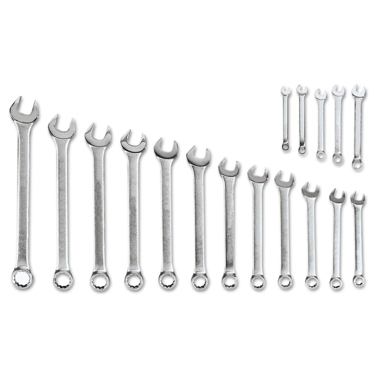 17-Piece SAE Combination Wrench Set M649
