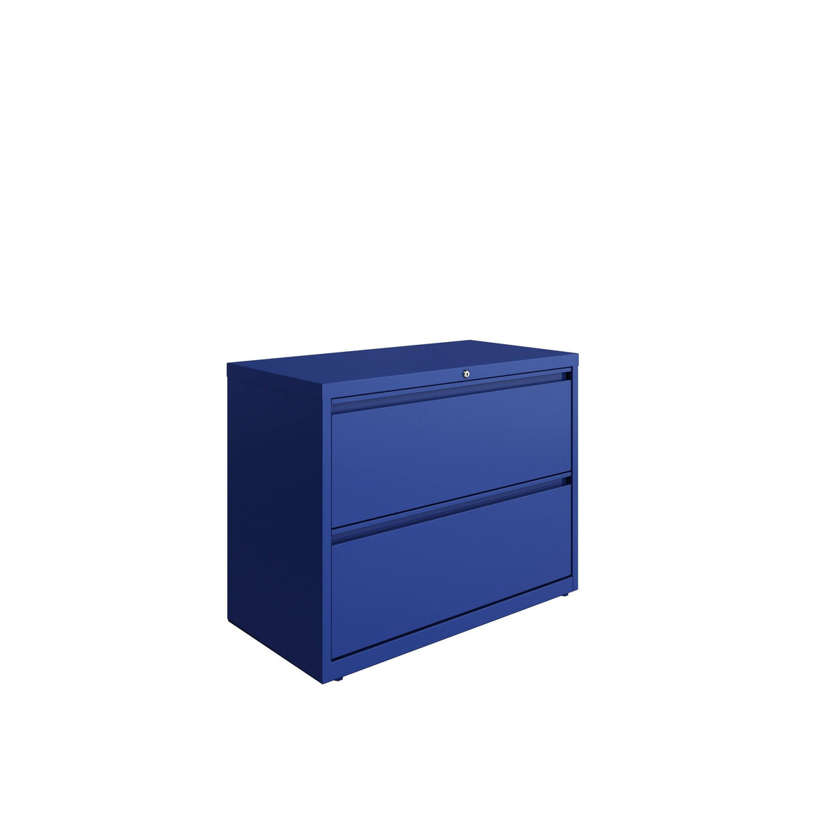 Classic Blue 2 Drawer Lateral File Cabinet J233221
