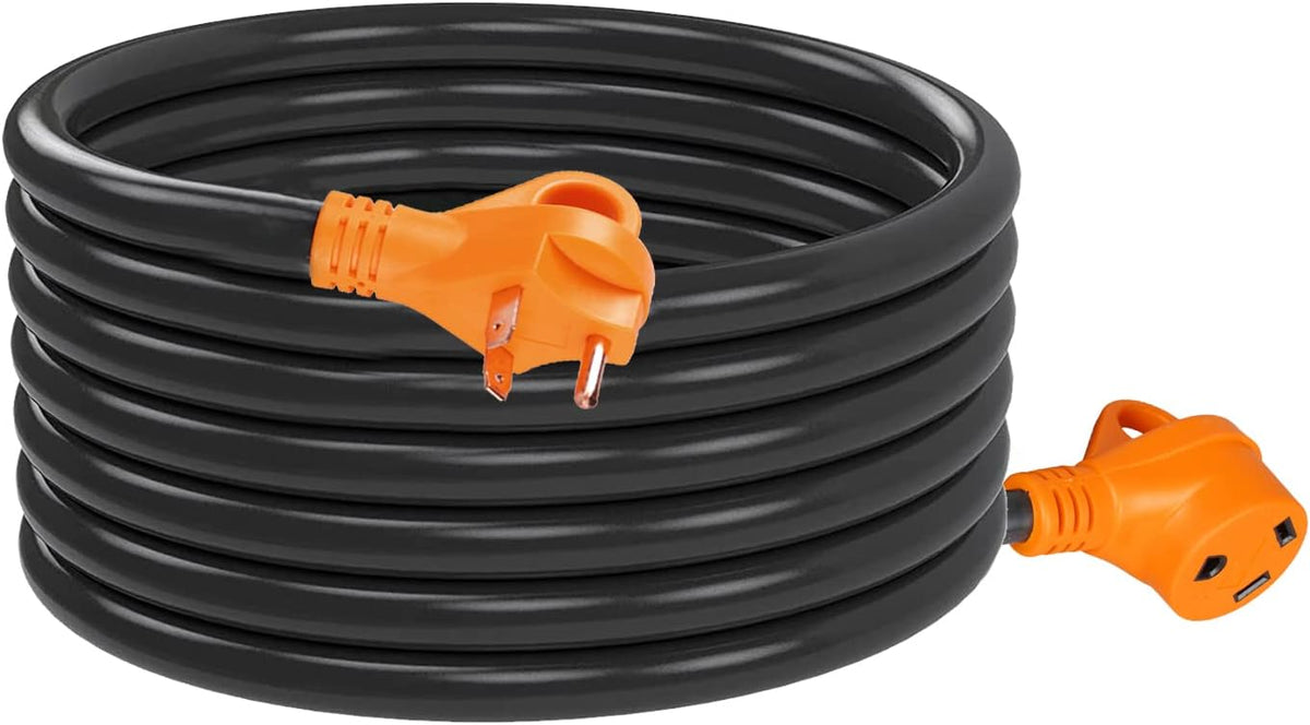 50 Amp 36 Feet Heavy-Duty RV Extension Cord with Finger Handle O1292
