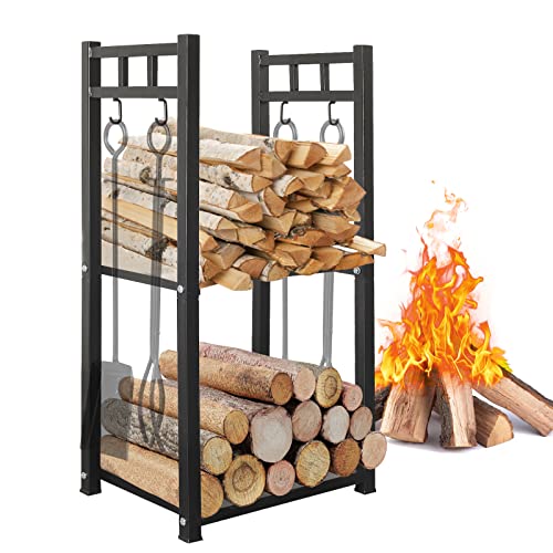 31.6’’ Tall 2 Tiers Firewood Rack K350652