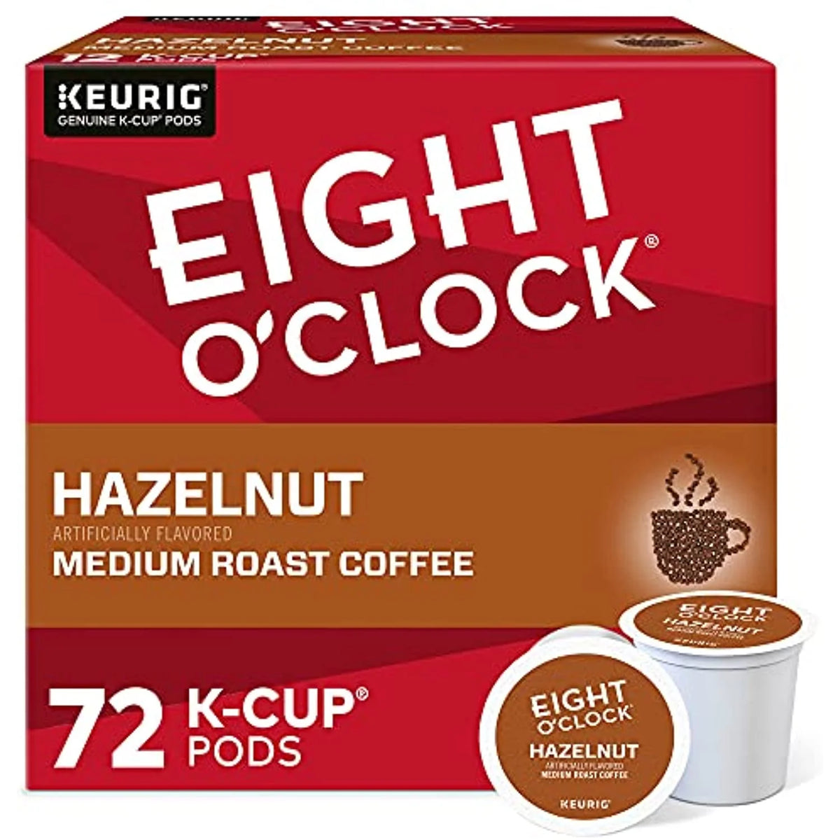 Hazelnut Medium Roast Coffee K-Cup Pods, 72 Count C604999